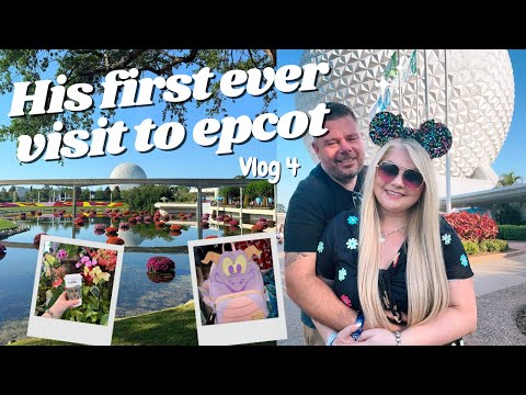 His first visit to Epcot, my favourite Disney park ✨