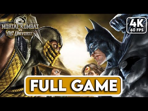 Mortal Kombat VS DC Universe Gameplay Walkthrough FULL GAME - No Commentary (4K 60FPS)