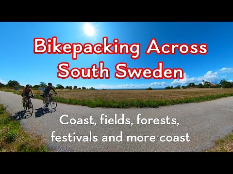 Bikepacking  across South Sweden, from Kalmar to Helsingborg along the coast of Blekinge and Skåne