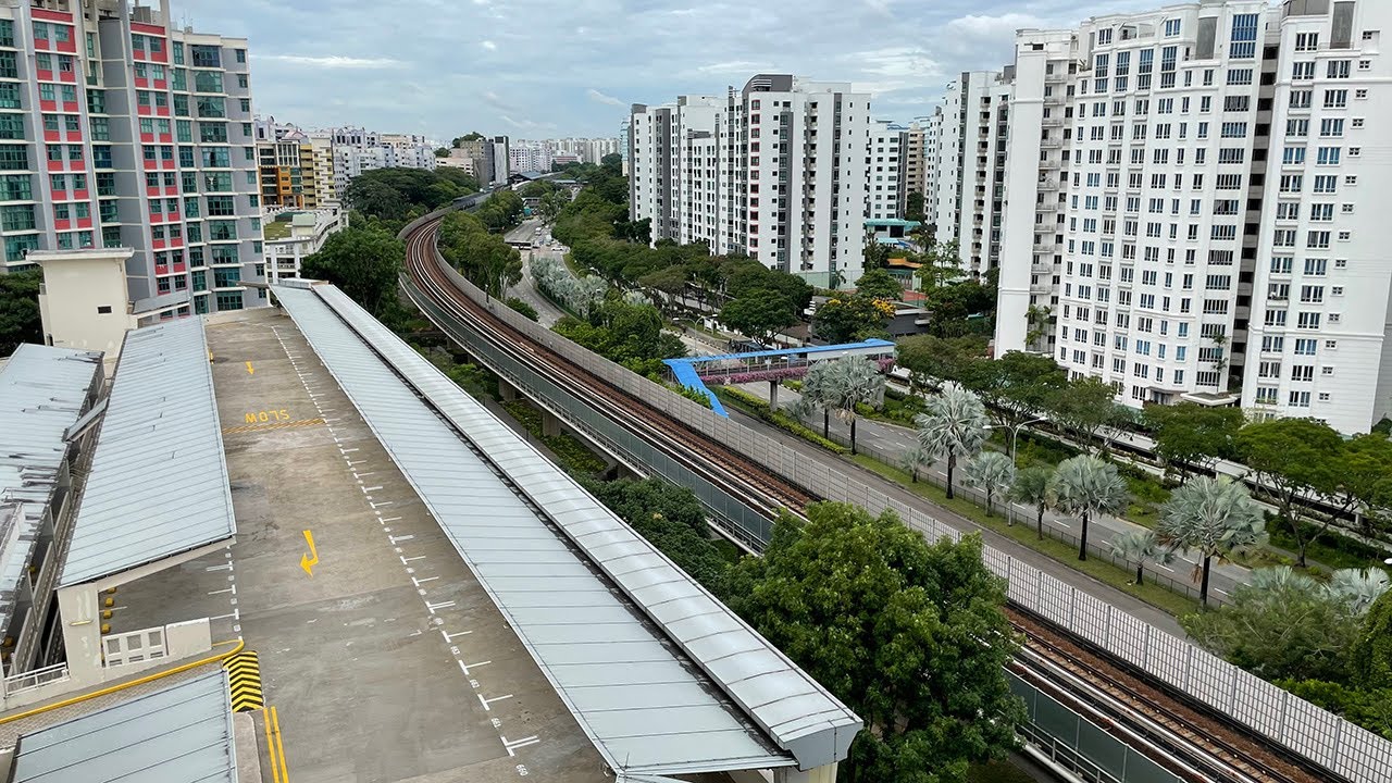 Live webcam view of Woodlands MRT Line & HDB Skyline