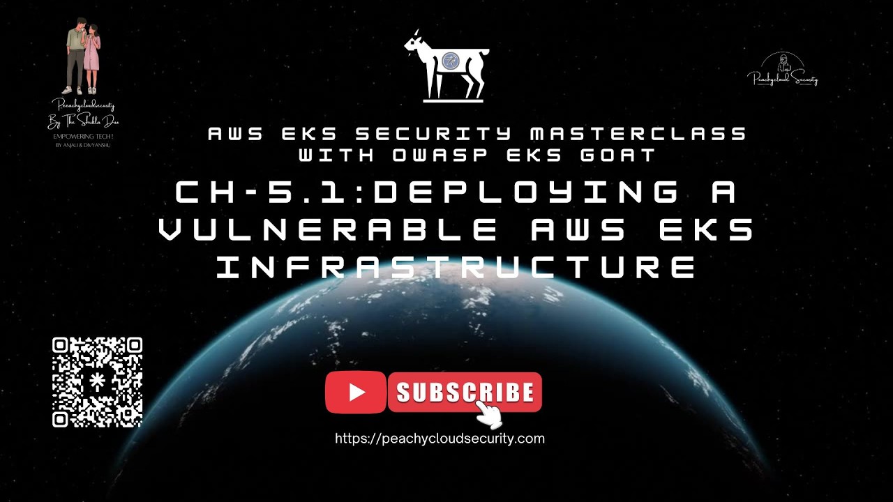 CH-5.1 - Deploying a vulnerable AWS EKS Lab | AWS EKS Security Masterclass with OWASP EKS Goat