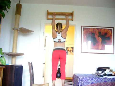 Chinups 1x2xbw+24 kg, 4½ month pregnant (total weight 91 kg)