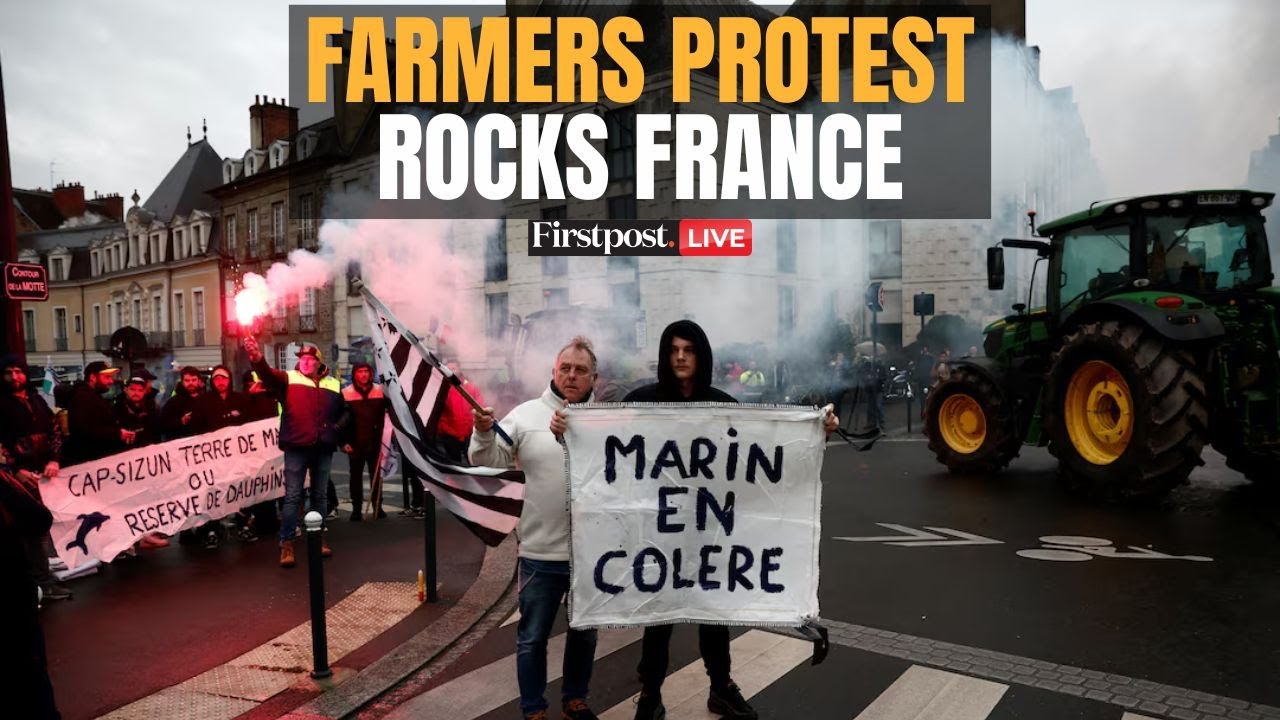 French Farmers Protest LIVE: Farmers Flood Streets With Tractors to Protest EU-Mercosur Trade Deal