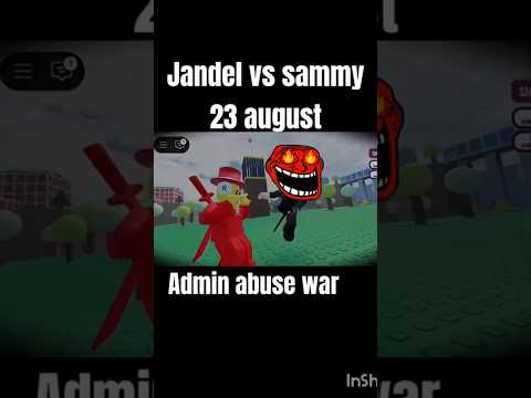 🔥💪 “EPIC SHOWDOWN: Jandel vs Sammy – Who Will Survive?! 😱⚔️ #roblox #shorts #flyxo #ciddubbing