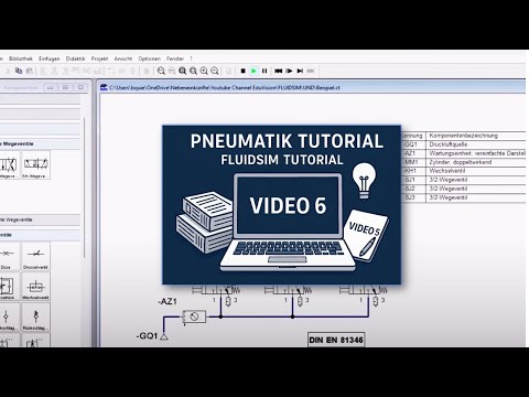 Grundlagen Pneumatik | Video 6 ODER Ventil | Wechselventil im Schaltplan erklärt FLUIDSIM Tutorial