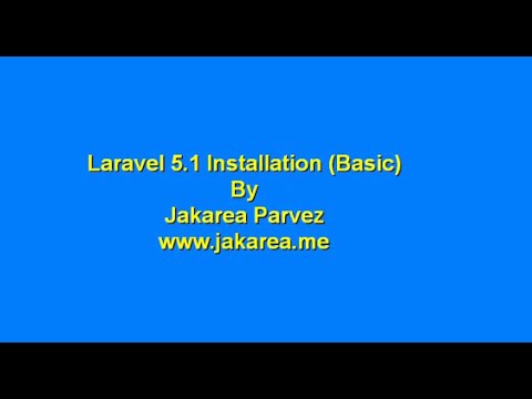 Basic Laravel