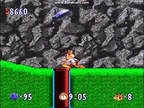 Bubsy in : Claws Encounters of the Furred Kind Super Nintendo