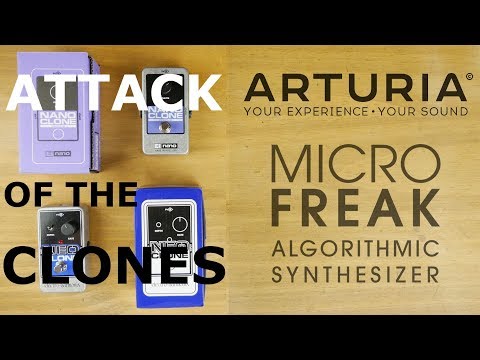 Pedals4Synths - Attack of the Electro Harmonix Clones W/Arturia's Microfreak on pad sound