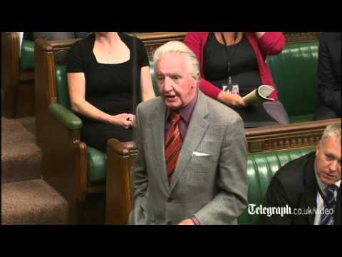 Prime Minister David Cameron tells veteran MP Dennis Skinner to resign