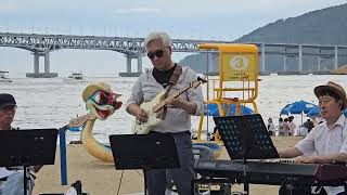 재즈빅밴드 광안리해변 연주