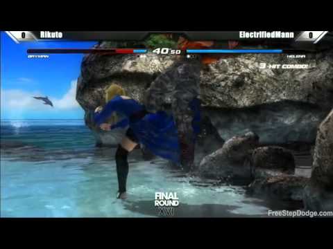 Final Round 16 - DOA5 - Top8 - Rikuto vs ElectrifiedMann