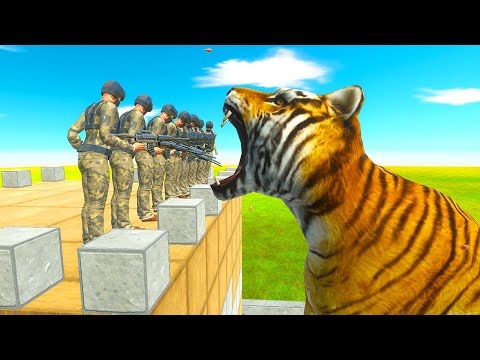 COMMANDO BO TOWER VS EVERY GIANT | ANIMAL REVOLT BATTLE SIMULATOR