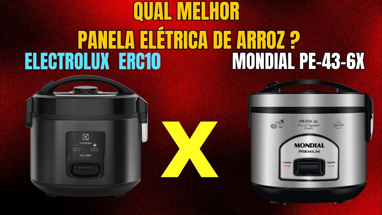 💥Qual Melhor Panela Elétrica 2024 ?  Electrolux  ERC10 ou Mondial PE436X?