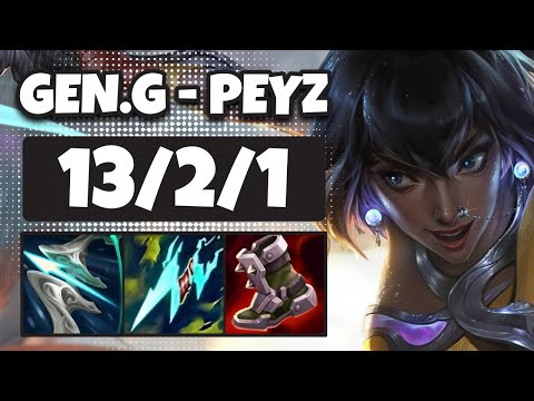GEN.G - Peyz Nilah vs Kai'sa ADC [ 15min 40s ] Korea Grandmaster Patch 13.12 ✅