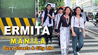 Walking Around Ermita Manila | Educational Hub & Government Heart of the City | Philippines