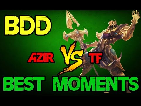 CJ Entus Bdd as Azir vs Twisted Fate | BEST MOMENTS