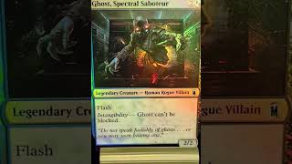 Ghost, Spectral Saboteur - Marvel Superheroes #magicthegatheringcommunity #mtg #marvel