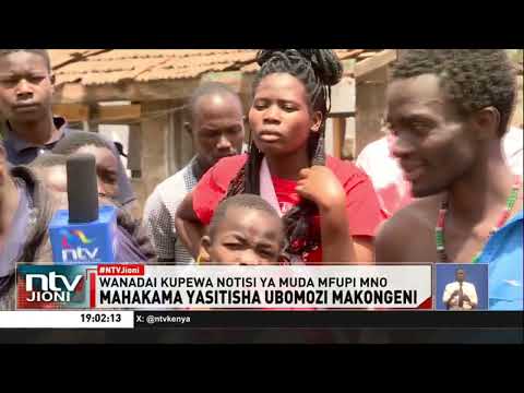Nairobi: Mahakama yasitisha kwa muda ubomoaji wa nyumba katika mtaa wa Makongeni