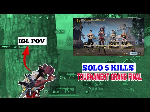 SOLO 5 KILLS IN 3K GRAND FINAL || IGL POV || iPhone 11 - BGMI COMPETITIV 🇮🇳 - PUBG MOBILE ||