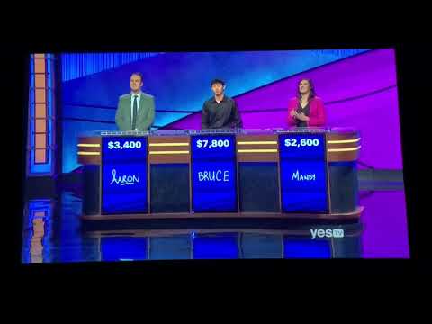 Double Jeopardy, Aaron Goetsch Day 3 - 3rd Daily Double (3/2/20)