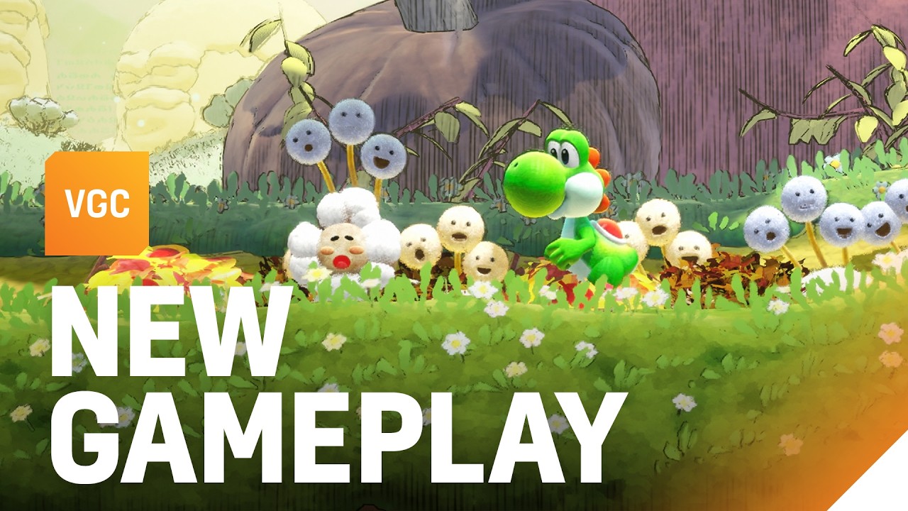 Yoshi and the Mysterious Book - Exclusive Switch 2 gameplay - YouTube