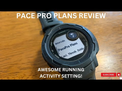 Garmin Instinct 2 Review: PacePro Plans custom run settings set up and use!