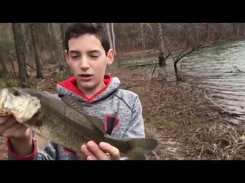 Jigging for spawning bass on lake Murray