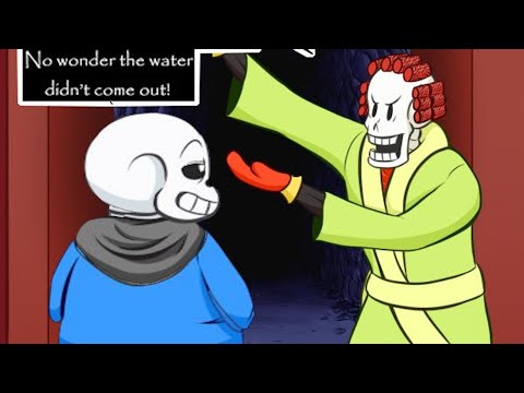 Bones Under the Sink (Sans and Papyrus Undertale Comic Dub)