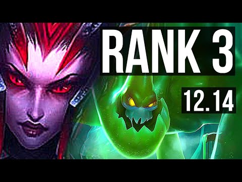 ELISE vs ZAC (JNG) | Rank 3, 16/2/12, Legendary | NA Challenger | 12.14