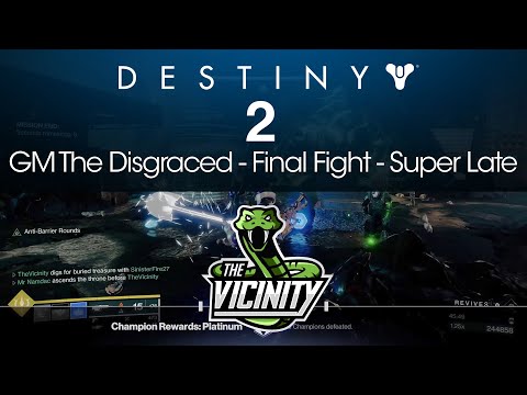 Grandmaster The Disgraced (Navota) - Destiny 2 - My Super Popped Just a Second Too Late