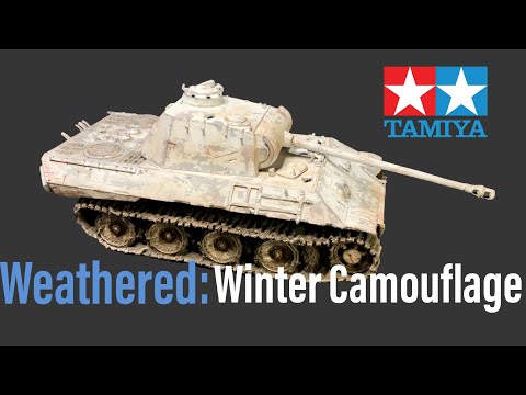 Winter Camouflage - Tamiya Panther Heavy Weathering