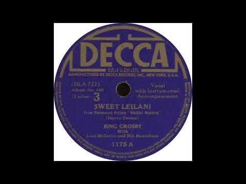 Decca 1175 - Sweet Leilani - Bing Crosby