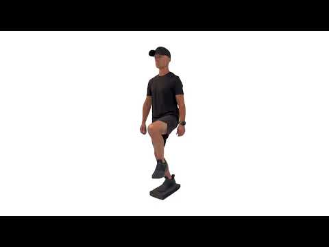 Balance Pad Single-Leg Hold, Knee Up
