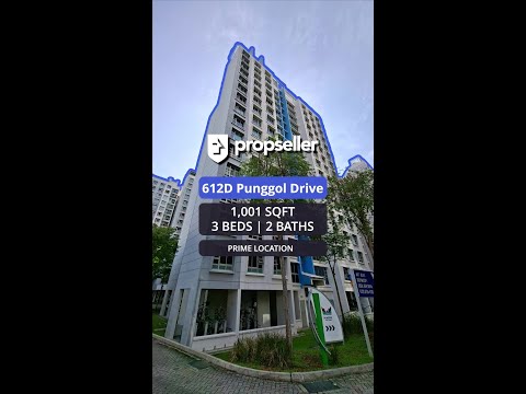 612D Punggol Drive, 612D Punggol Drive, 3 Bedrooms, 1,001 sqft, HDB Flat For Sale, by JOHN YEO, 500129346 - PropertyGuru.com.sg