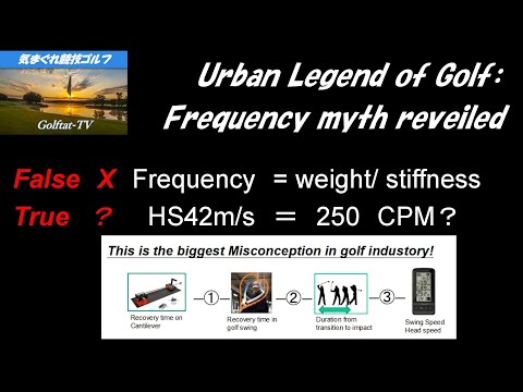 [Urban Legend of Golf] Episode 2: Golf Club fitting: Frequency myth revealed.