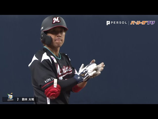 マリーンズ・鈴木 3安打3打点でチームを令和初勝利に導く!!