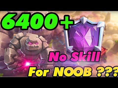 INSANE GOLEM LIGHTNING DECK! 6400+ LIVE Ladder Gameplay
