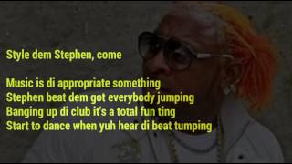 Elephant Man dance and sweep lyrics