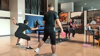 Double Veteran 🏓🏓 2025 #stadiumdarulmakmurkuantan #Derhim&MieBalok #anjuranAYManagement