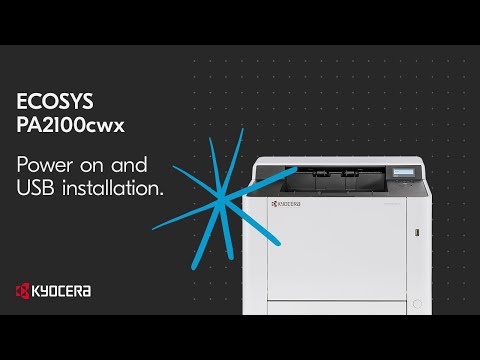 Kyocera PA2101cwx — первое включение и USB