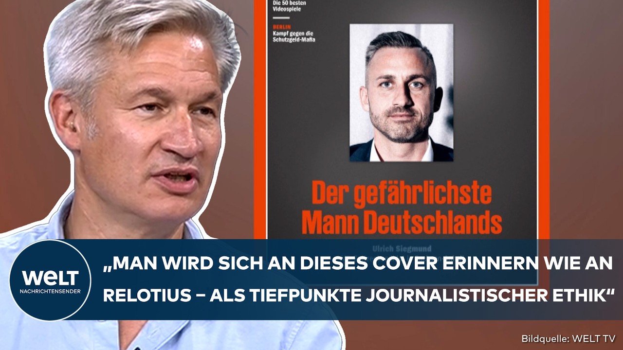 ULRICH SIEGMUND: "Armselig!" Ulf Poschardt rechnet gnadenlos mit "Spiegel"-Titelblatt ab