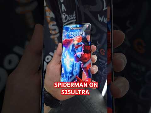 SPIDER-MAN WALLPAPER on S25 ULTRA! 🔥 #Shorts #fyp
