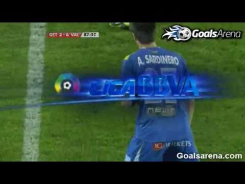 Valencia 4-2 Getafe - 02.04.2011 [All Goals & Highlights]