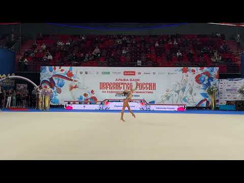 Ksenia Savinova Free hands Russian Junior Championships 2024