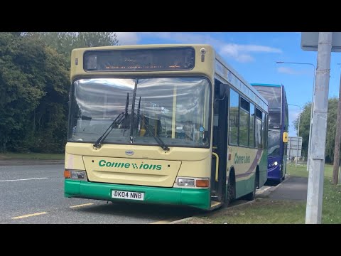 Kickdown monster! DK04 NNB - Dennis Dart MPD - Route 28