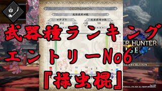 【モンハンライズ】武器種ランキングエントリーNo6『操虫棍』