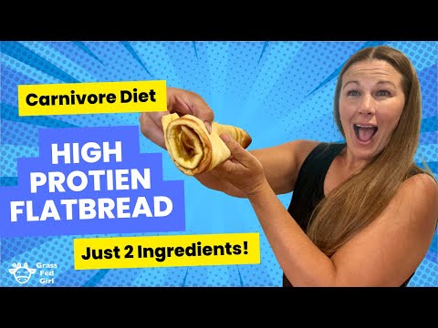Easy Carnivore Diet Bread Recipe with just two ingredients (blender recipe)