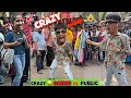 Funny And Crazy Dance In Crowd ️ Crazy Dance In Public Public Reaction Prank Video Comedy