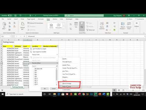 Excel: Filter Data to get the Above Average and Below Average