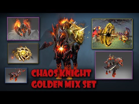 Dota 2 Chaos Knight Golden Mix Set Golden Chaos Fulcrum-Diabolic Aspect-Entropic Battlegear
